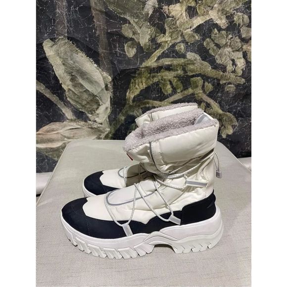 New Free People Hunter Recycled Poly Snow Boots White Size 11 - Picture 5 of 8